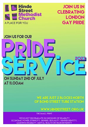 Hinde Street Methodist Church Pride Service